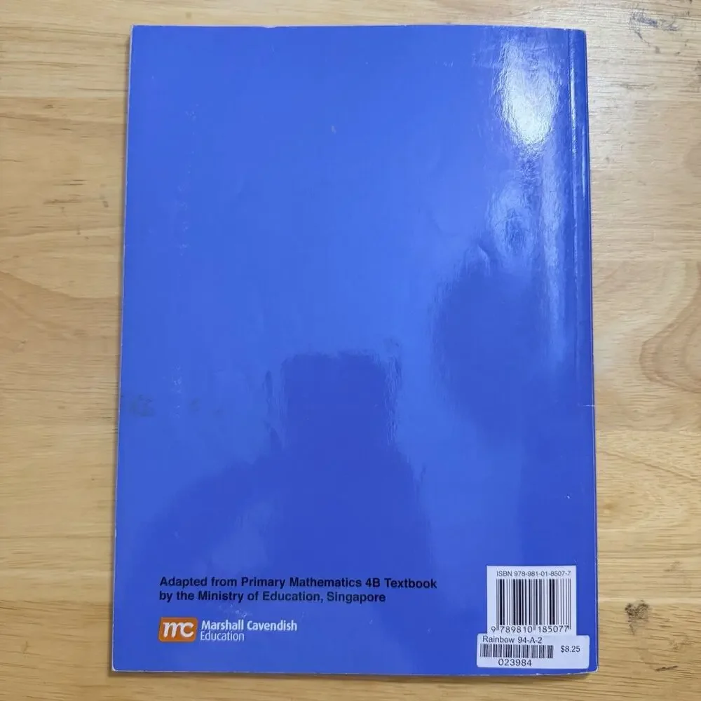 Primary Mathematics 4B Textbook Homeschool Curriculum Paperback Book